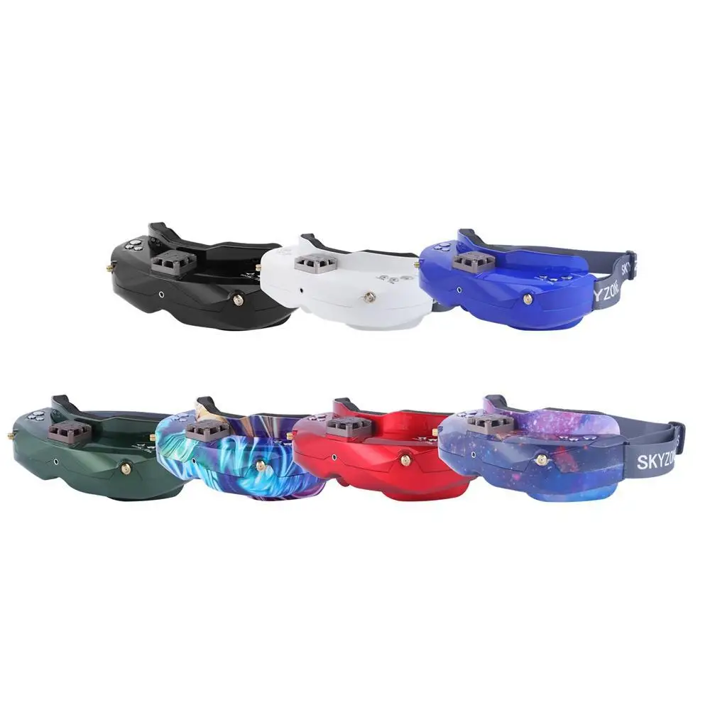 

SKY02X 5.8Ghz 48CH Diversity FPV Goggles Support 2D/3D HDMI Head Tracking With Fan DVR Front Camera For RC Racing Drone
