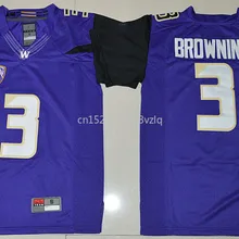 Новое поступление высокое качество Джейк Браунинг футболка колледжа спортивные майки#3 Браунинг майки S-XL