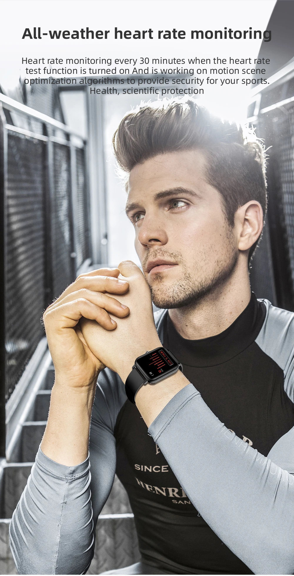 DIGOOR 1.4 Big screen Smart Watch men Heart Rate Blood Pressure measurement smartwatch Waterproof clock Fitness Tracker Ladies Watch (6)
