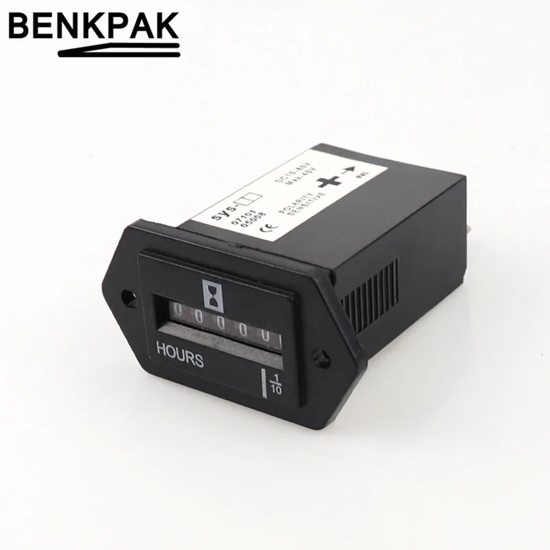 DC10V~ 80V AC100-250V герметичный грузовой трактор дизельный подвесной счетчик мото-часов Счетчик прямоугольный SYS-1