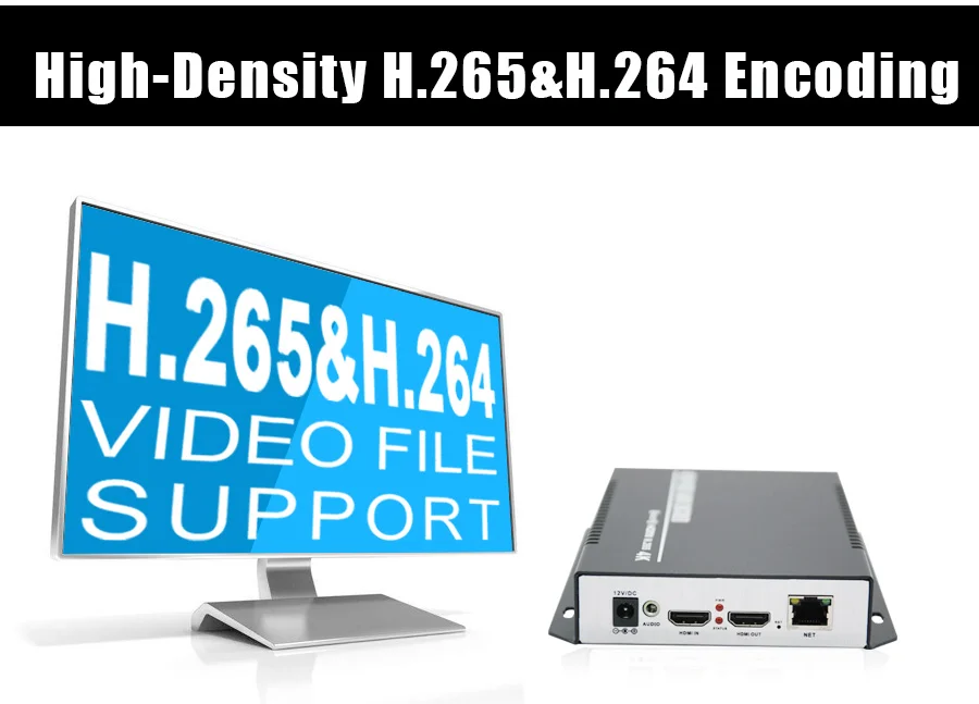 H265/H264 4K HDMI видео кодировщик 1080P HD iptv прямой поток вещания на Facebook YouTube Ustream Wowza потоковое