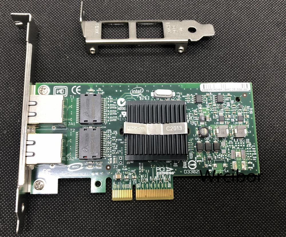 Used Intel Gigabit Dual Port Network Card Adapter Lan Card Pcie Nic
