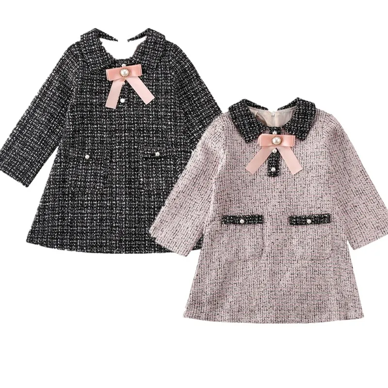 Новинка; милое платье в клетку для маленьких девочек; платье-пачка; вечерние платья принцессы; сезон осень-зима; верхняя одежда