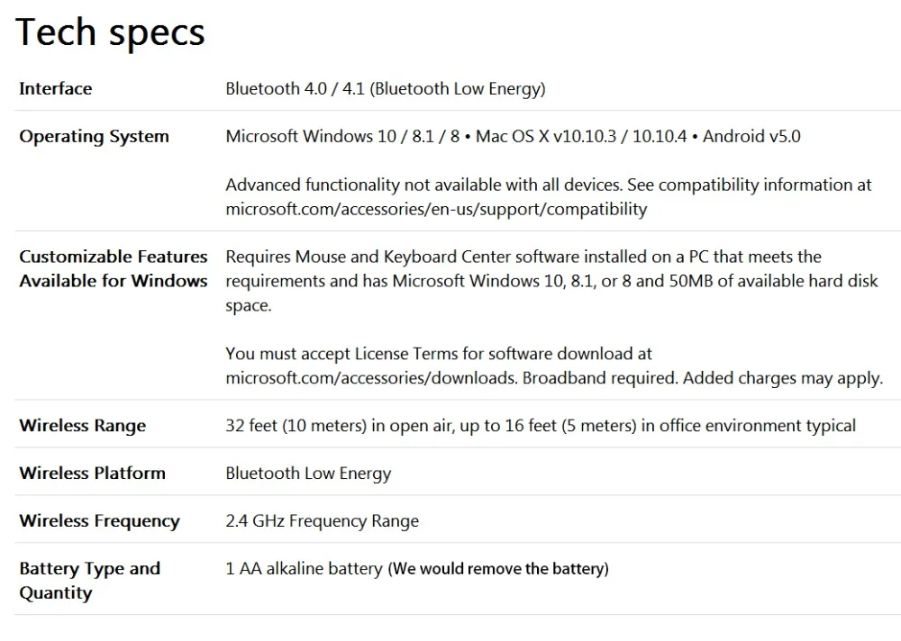 Оригинальная Мышь microsoft 3600 FPS bluetooth 1000 dpi BlueTrack для пользователя мыши ПК