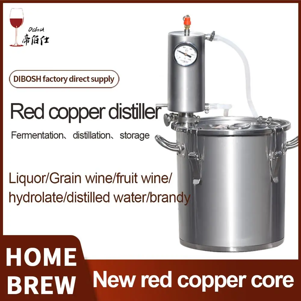 Новинка набор для домашнего пивоварения из красной меди Moonshine Still Homebrew 12л/20л/33л