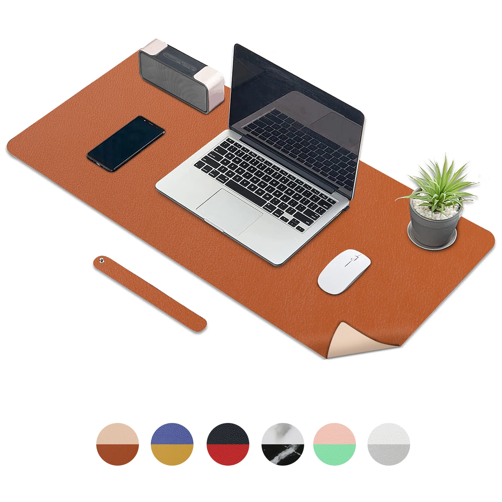 

800*400 MM Double Faced Two Colors Table Mat PU Leather Desk Protector Pad Large Gaming Mouse Pad Laptop Writing Pad