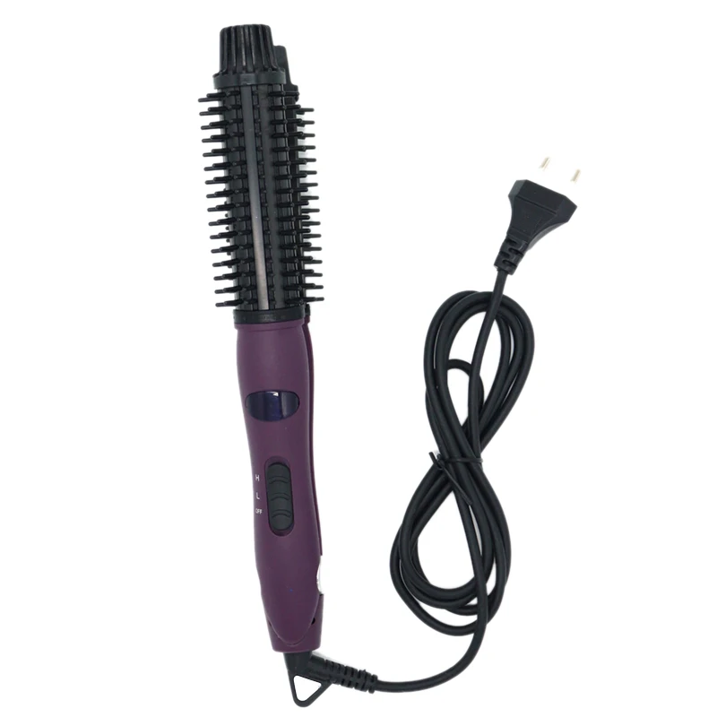 

Ubeator 4 in 1 Ceramic Styler Hair Curler Brush Straight and Curl Curling Iron Perm Hair Comb Pear Flower Electric Round Brush S