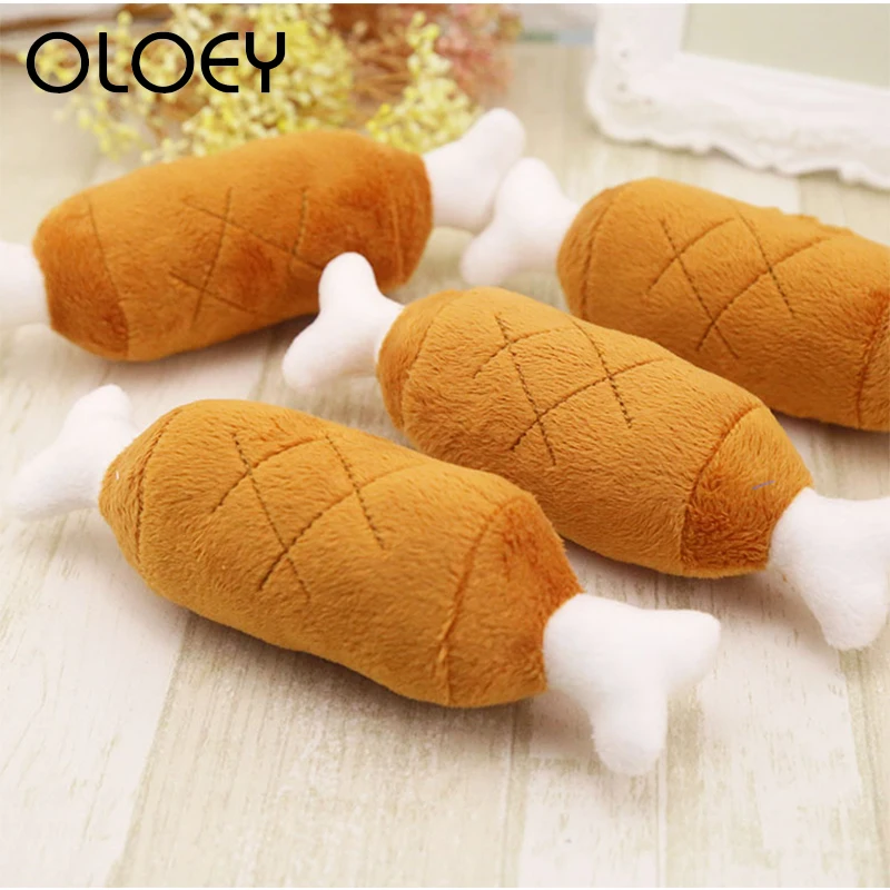 

Cute Chicken Legs Pet Dog Chew Plus Toys Squeaky For Small Medium Large Dogs Cats Puppy Interactive Toys Pet Products
