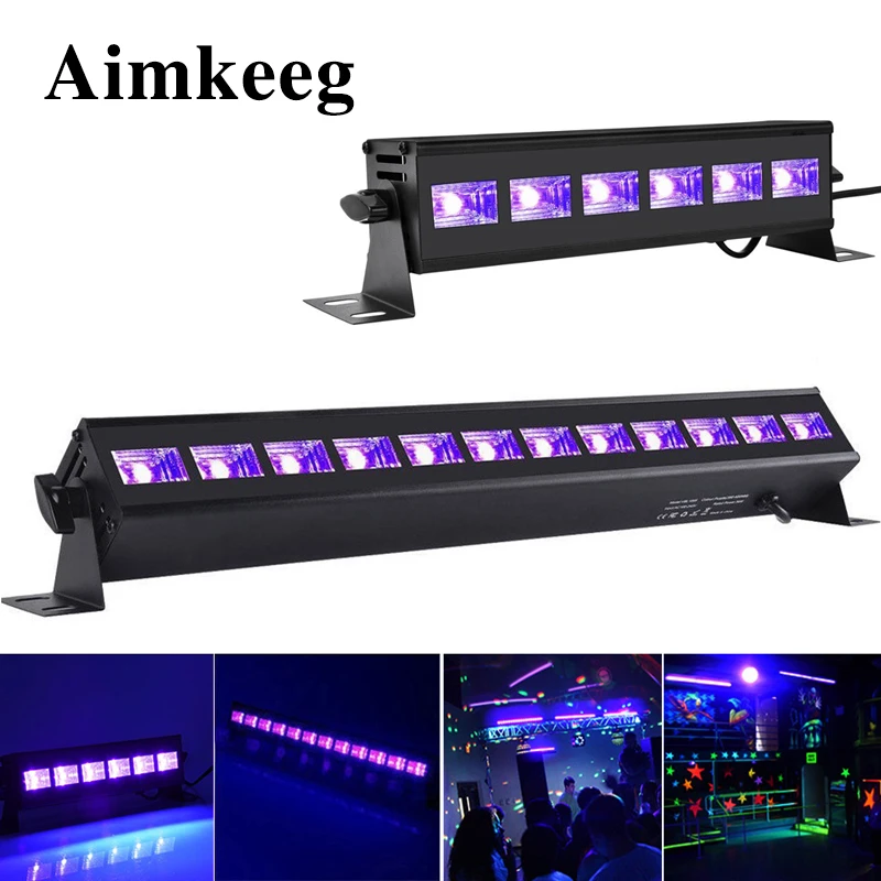 6LED 9LED 12LED Disco УФ черный огни DJ 36 W Пар лампа партии Рождественский бар свет лазерный