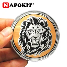 4 шт. 60 мм 3D алюминиевая голова льва логотип автомобильный колпачок ступицы s для Лада Тойота Ниссан Хендай Киа Шевроле Мицубиси Вольво