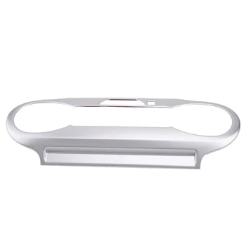 

Car Silver ABS Front Console AC Switch Control Frame Trim Panel Moulding Fit for Kia Sorento 2016 2017 2018 2019 2020