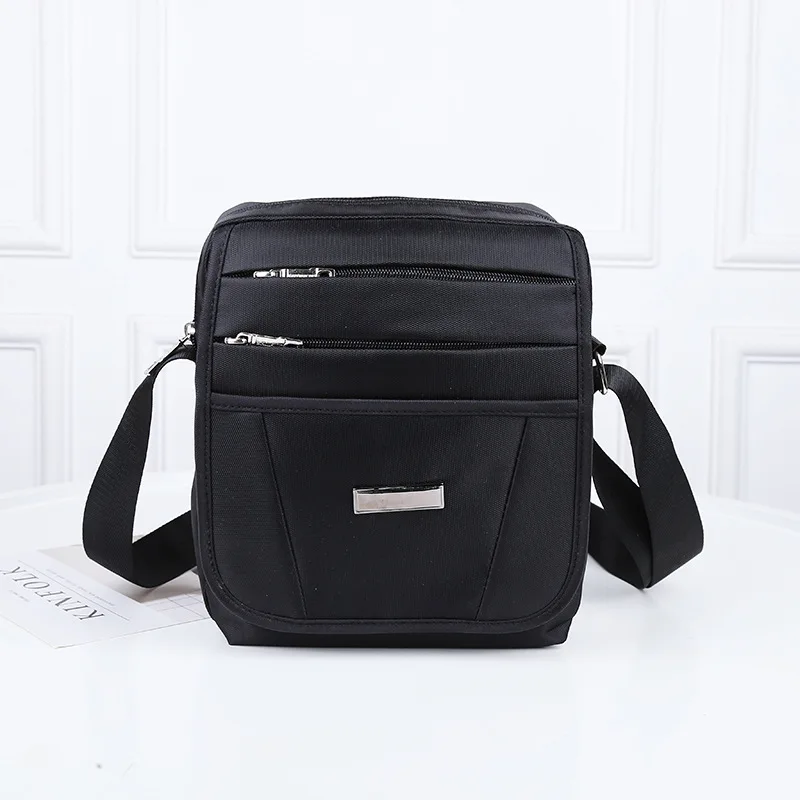 

Korean-style Men's Bag Casual Shoulder Waterproof Cloth Bag Shoulder Bag Middle-aged bao shou Wallet Business Bag