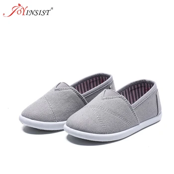 

2019 new spring and summer men and women baby shoes Korean version of simple and breathable children's canvas shoes