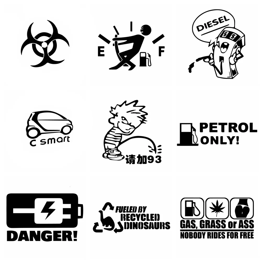 Car stickers Fuel tank Cap Sticker Vinyl for The Cars Motorcycle Car