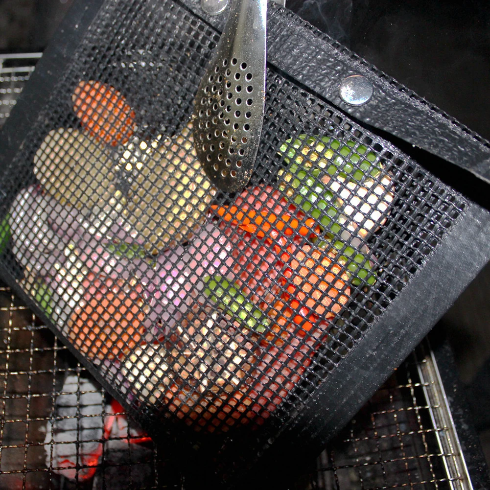 Наружная антипригарная сетка для барбекю многоразовые сумки мяса рыбы выпечки