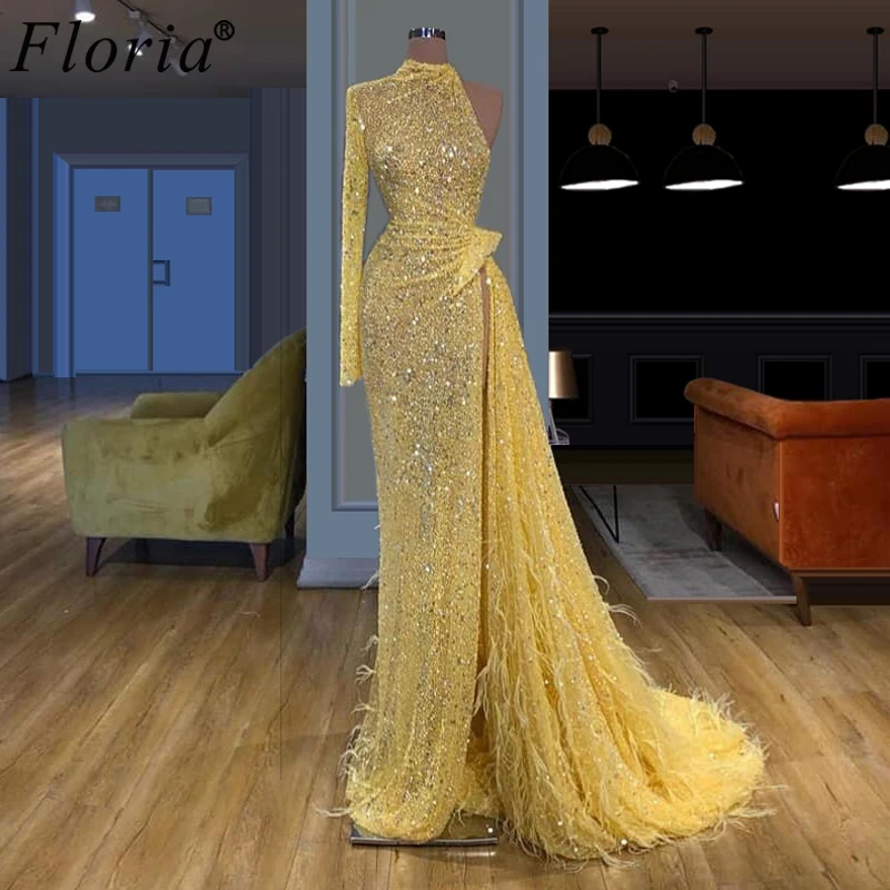 Elegant Sequins  Evening Dresses  Muslim  Long  Formal Prom Party Pageant Gown 