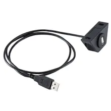 Кабель Usb2.0 Am/Af с маленькой головкой(без магнитного кольца) кабель-удлинитель для автомобильной панели