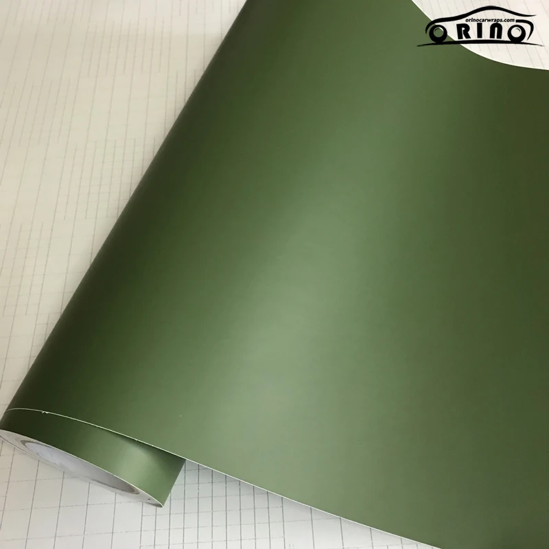 Army Green Matt Vinyl Wrap Sticker-1