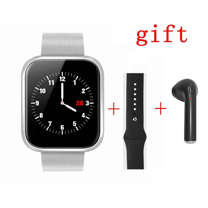 

P70 Fashion Smart Watch IP68 Waterproof Heart Rate Blood Pressure Blood Oxygen Monitoring Smartwatches For Apple IPhone PK S226
