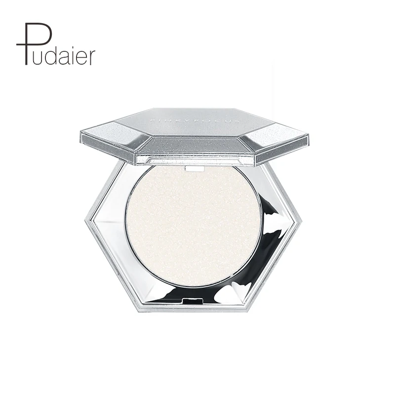 

Pudaier bronzer face highlighter Brightening Glitter Powder Cake Brightening Skin Invisible Contour Trimming makeup highlight