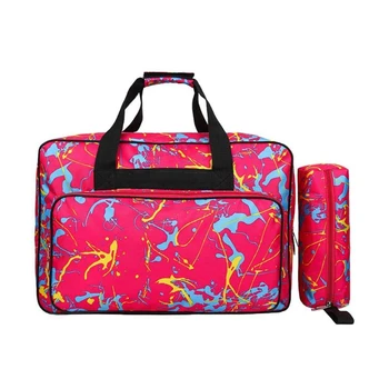 

Multifunctional Large Capacity Sewing Machine Bag Travel Portable Storage Bag Sewing Machine Bags Sewing Tools Hand Bags Rose Re