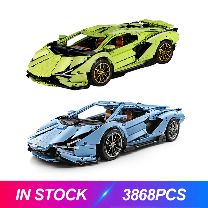 Mould King 13056 13057 Super Racing Car Compatible Moc Model Building Blocks Bricks Educational Toys Birthdays Gifts | Игрушки и хобби