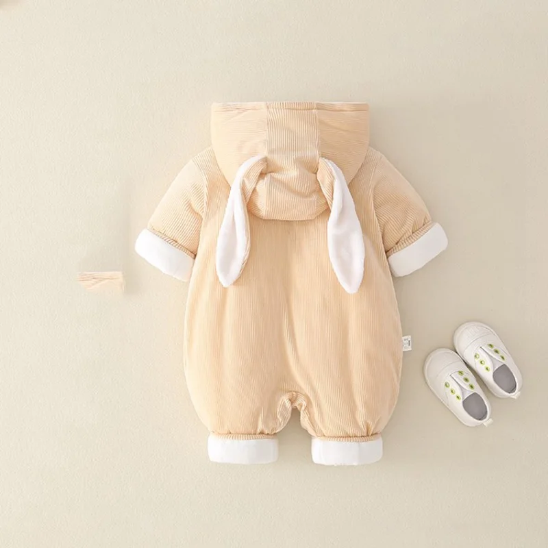 COOTELILI Panda  Infant Clothing Winter Baby Girls Clothes  Boys Rompers Warm New Born Baby Clothes Snow Jumpsuit Baby Coat (5)