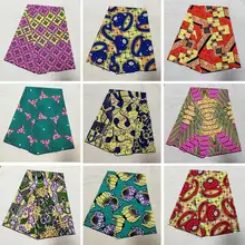 Настоящая Датская восковая Гарантированная настоящая голландская восковая Высококачественная язычная Датская восковая 6 ярдов африканская Анкара швейная ткань SC01