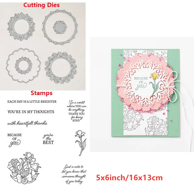 Cooking Tools Flowers  Trees Stars Cats Sending Hugs Transparent Clear Stamps And Dies for DIY Scrapbooking Craft Cards 2021 New 1