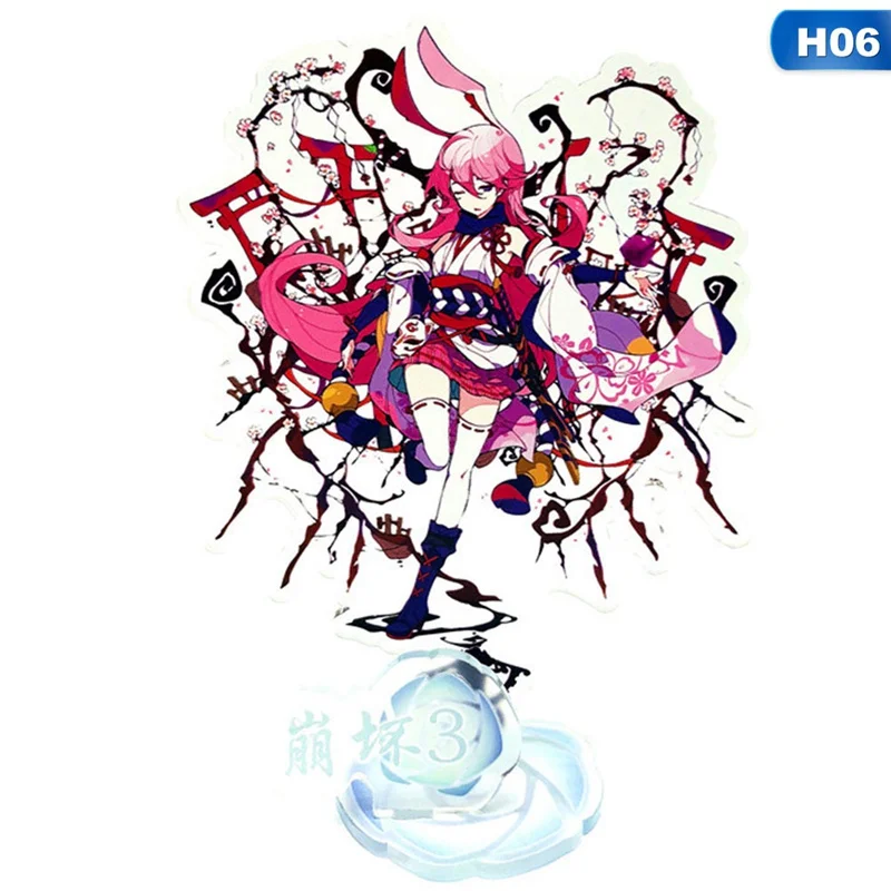 Аниме MmiHoYo Honkai Impact 3 акриловые Yae Сакура Броня стоящая тарелка домашний стол деко модель подарок - Цвет: 6