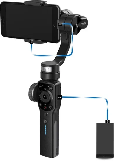 Электронный стедикам Zhiyun Smooth 4 Black Электронный стабилизатор по всей России