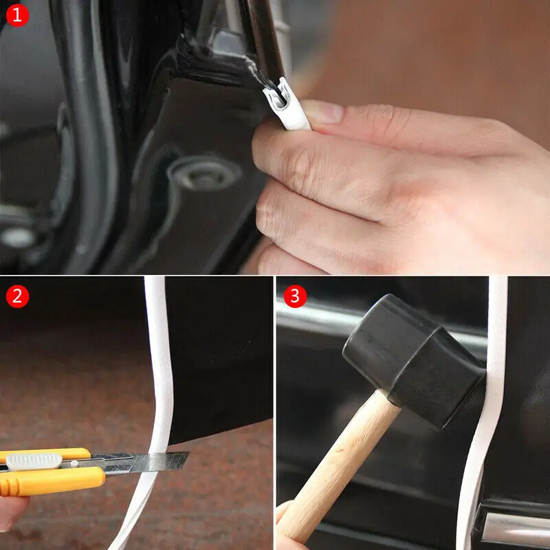 

Rubber Door Flexible Trim Edge Guard Moulding Seal Strip Protector Replacement