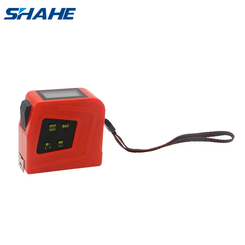 US $22.04 Shahe Digital Tape LCD Display Digital Measure Tape 5m Distance Mete 2In1 Tape Measuring Tools