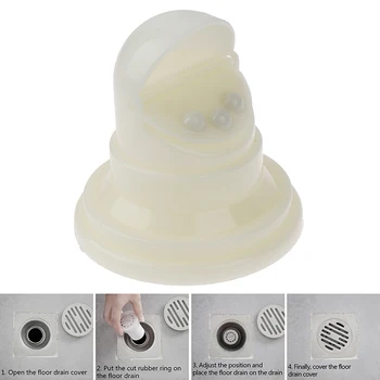 

Deodorant Floor Drain Core Gravity Seal Side Open Drainer White Plug For Bath Shower Bathroom Plastic Core Leakage-proof