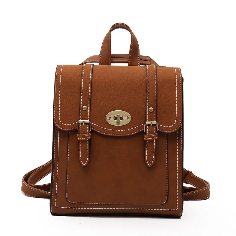 

2019 NEW Fashion Backpack 2pcs Set Women Backpack PU Leather School Bag Women Casual Style A4 Paper Women Backpacks Shoulder Bag