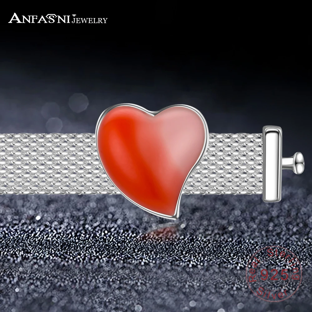 

Real 925 Sterling Silver Bead Charm Asymmetric Heart Of Love Reflexions Clip Stopper Lock Beads Fit Pandora Bracelet Diy Jewelry