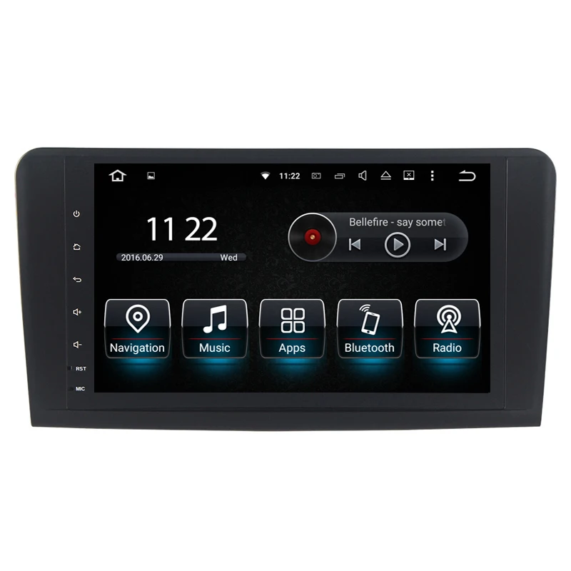 NAVITOPIA 9inch4G ram 64G rom Восьмиядерный Android 9,0 Автомобильный gps навигация для Mercedes-Benz ML GL 2013, с AUX