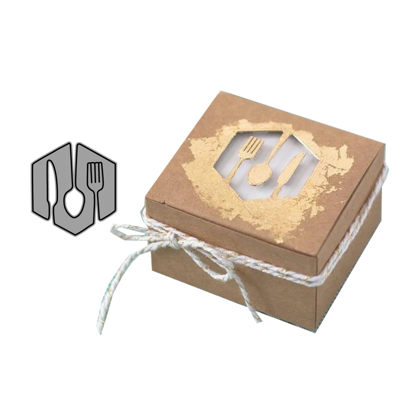 

CH tableware Metal Cutting Dies 3D DIY Scrapbooking Carbon Sharp Craft Die Photo Invitation Cards