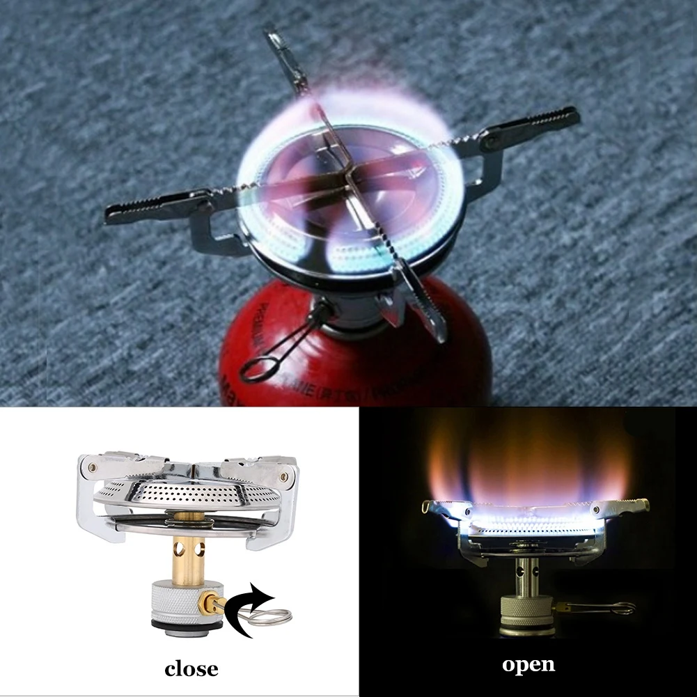 

Widesea Outdoor Gas Stove Camping Gas burner Folding Electronic Stove hiking Portable Foldable Split Stoves