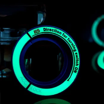 

Car Sticker Suitable for Ford Luminous Ignition Ring For Ford Second Generation Keyhole Modification Decoration Car Accessories