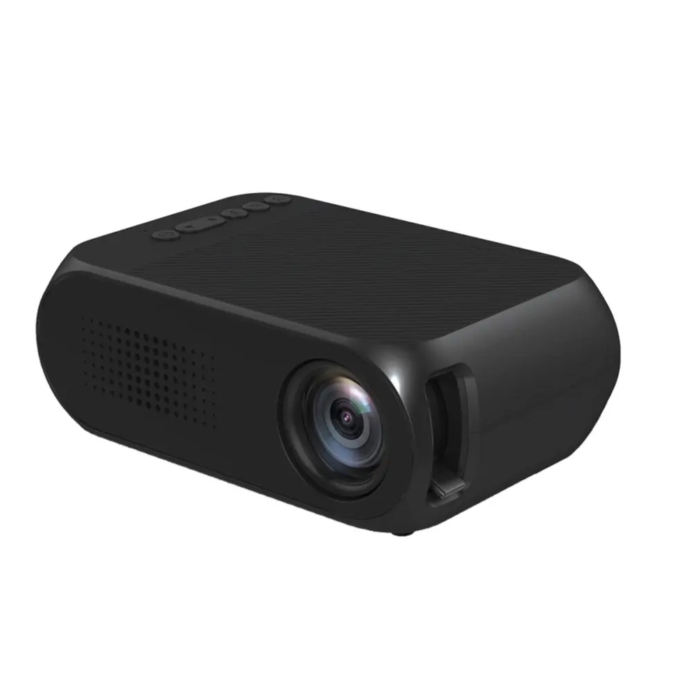 Yg320 Мини проектор Hd 1080P домашний кинотеатр медиаплеер проектор Usb Hdmi светодиодный проектор с ЖК-дисплеем