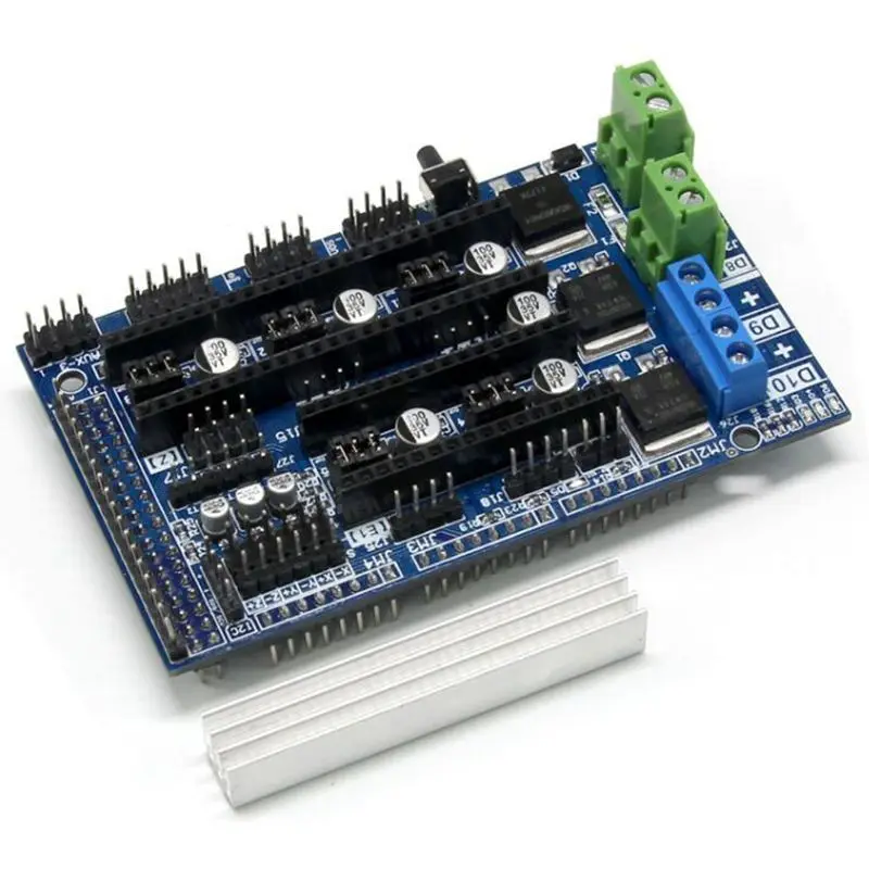 Ramps 1,6 расширительный контроль части 3d принтера Ramps 1,4 1,5 панель управления с радиатором обновленная для arduino 3d плата принтера