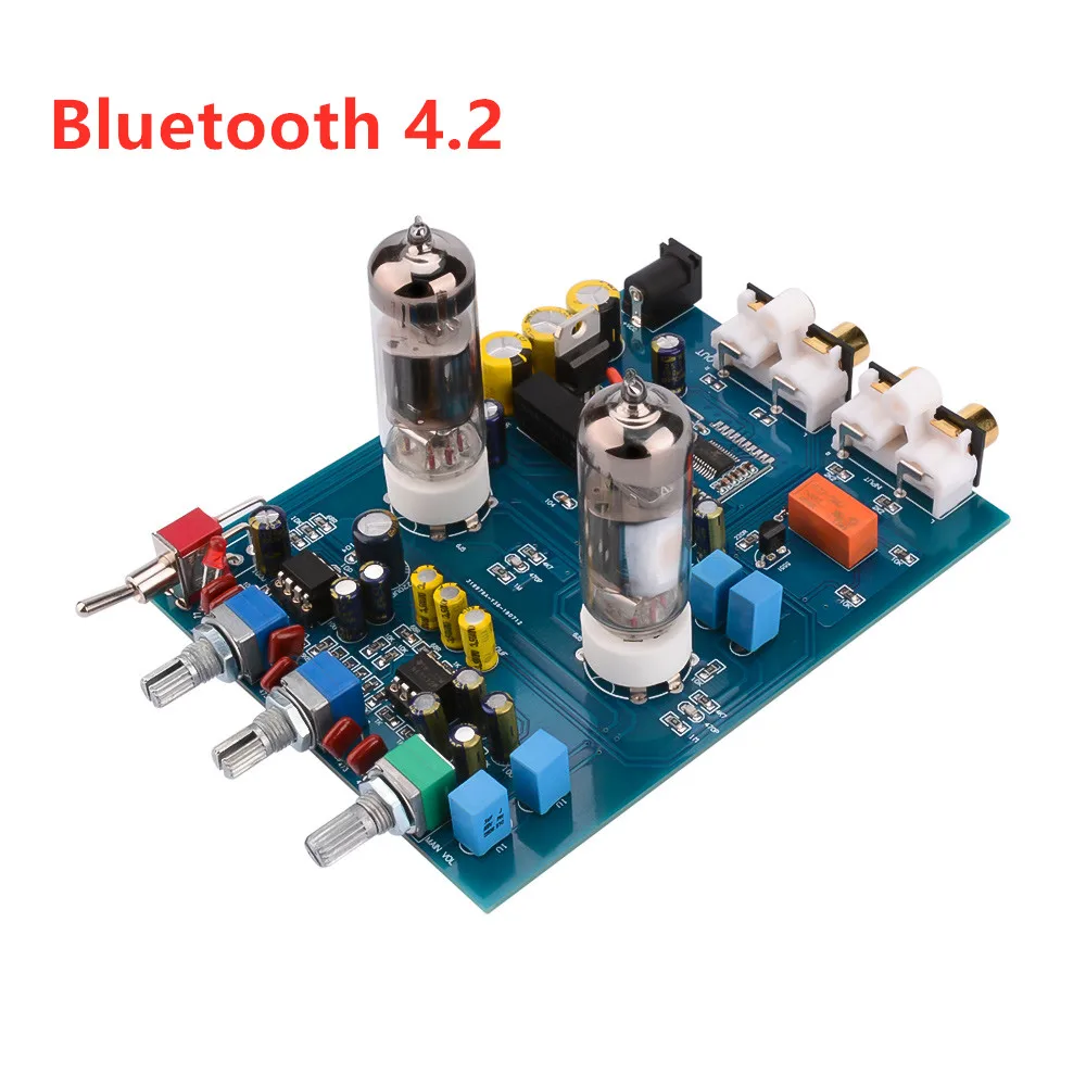 AIYIMA Bluetooth 4.2 Audio Tube Preamplifier NE5532 Treble Bass Equalizer Pre Amplifier 6J5 Bile Vacuum Preamp tube amp