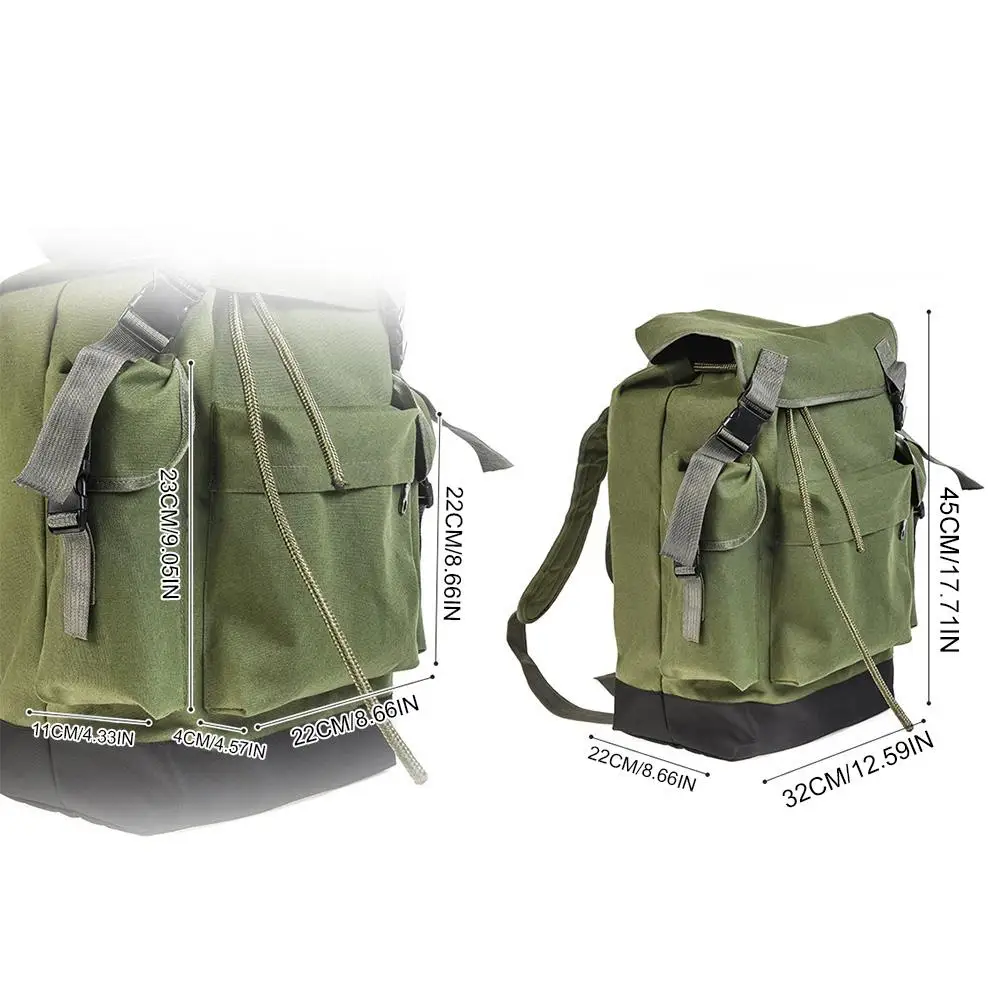 70L армейская зеленая Рыболовная Сумка для снаряжения большой емкости открытый рюкзак для кемпинга охоты скалолазания высокого качества