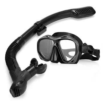 

Professional Adult Diving Silicone Mask Glasses Snorkel Set