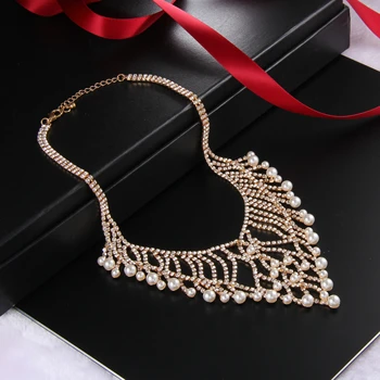 

H093217 coruixi Women's necklaces wedding accessories rhinestone jewelry stones stars chains popular party collars wholesale