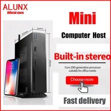 Mini PC computer Intel Core i3 i5 i7 Mini PC Windows 10 Industrial Pc Linux Barebone System Itx Pc Desktop Computer HTPC HDMI VG