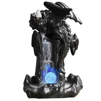 

1pc Gorgeous Durable Interesting Creative Practical Porcelain Censer Incense Burner Incense Holder for Indoor Home Inside