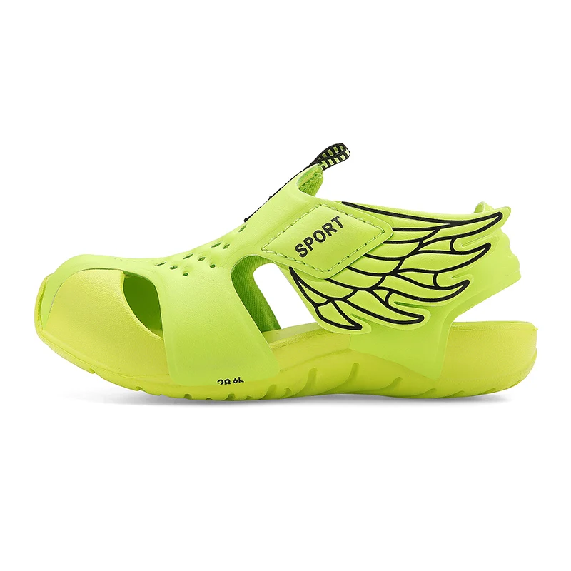 TuYao Girls Brand Designer Sandal Toddler Water Little Boy Shoes Summer Beach Lightweight Soft Non-slip Infant Wing Shoes