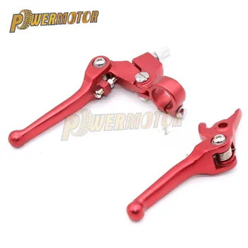 

CNC Motorcycle Aluminum Alloy Folding Clutch Brake Lever Handle High Quality Fit for Motorbike Modification Dirt Bike ATV Quads